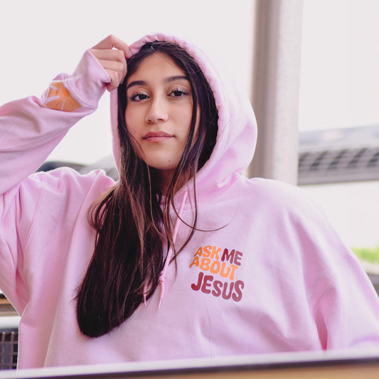 ASK ME ABOUT JESUS HOODIE
