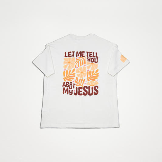 ASK ME ABOUT JESUS TSHIRT OVERSIZE