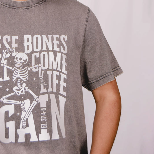 DRY BONES FRONT T SHIRT
