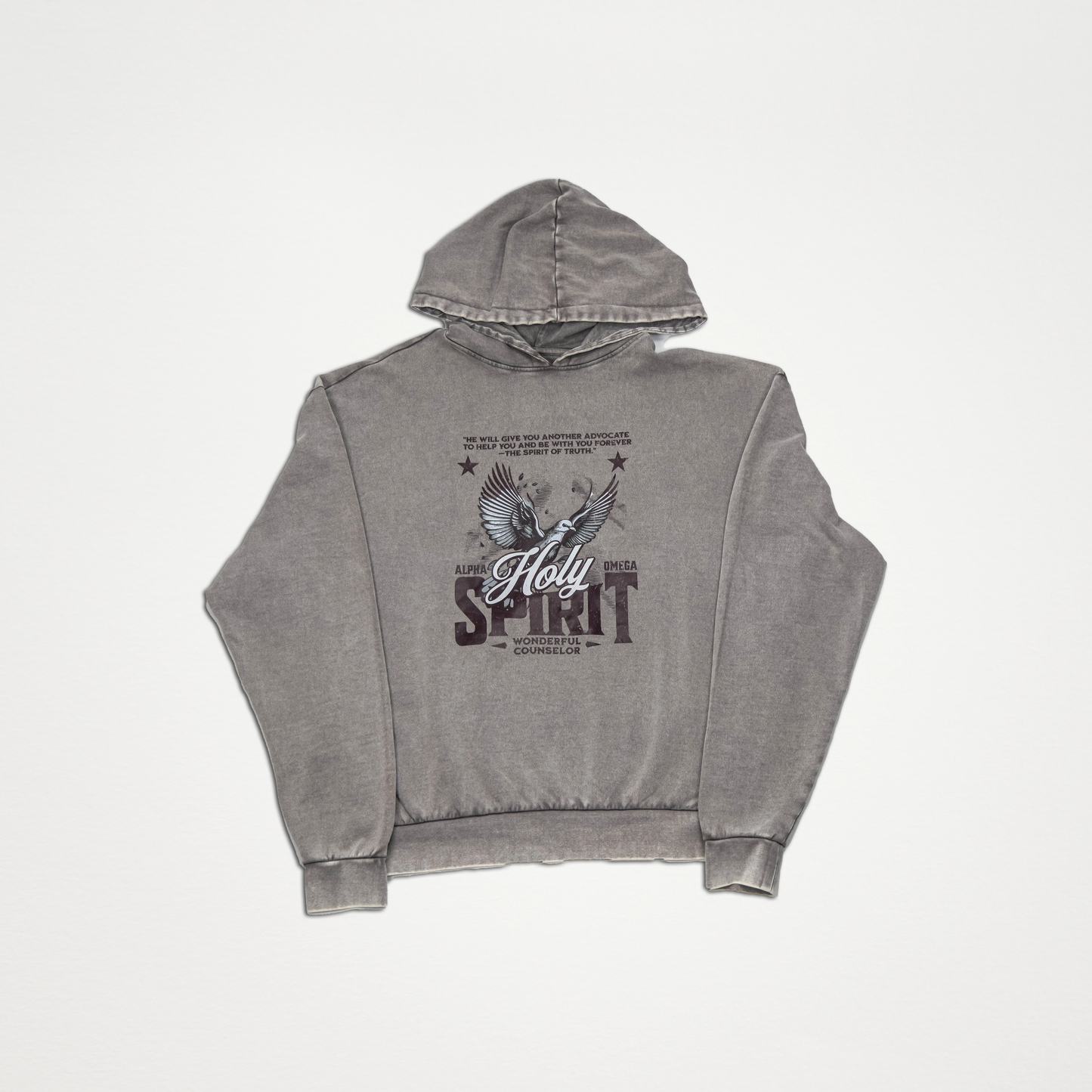 HOLY SPIRIT ACID WASHED HODDIE
